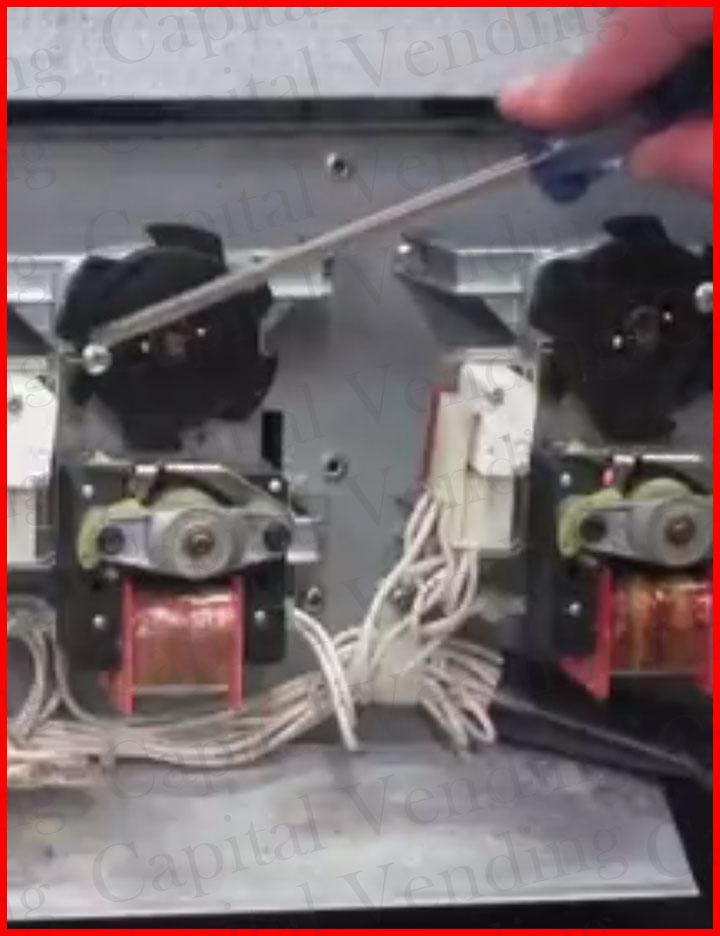 Basic troubleshooting of single price stack can vending machines relay motor out of cycle